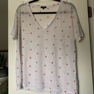 Rails love heart t shirt